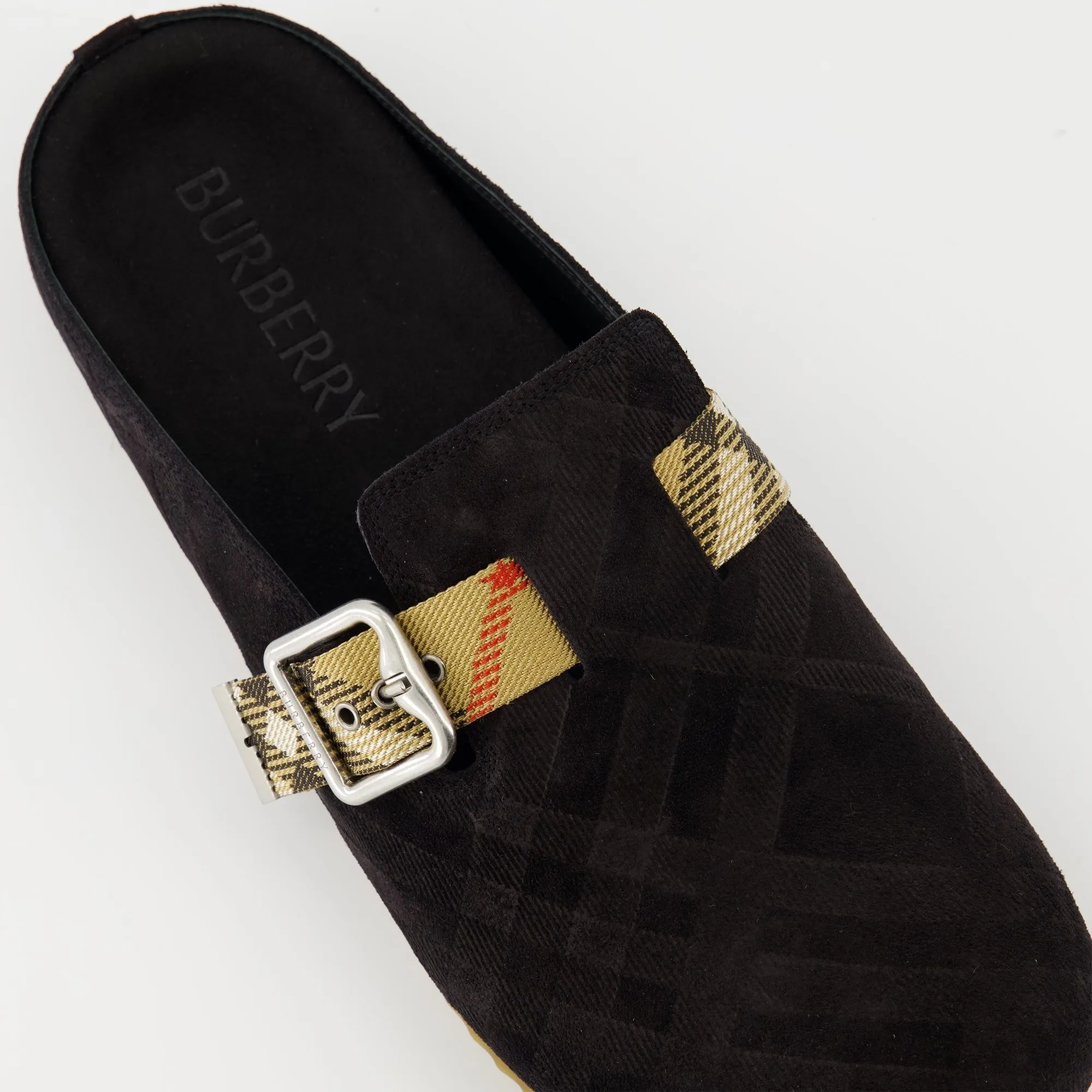 Velour Leather Clogs