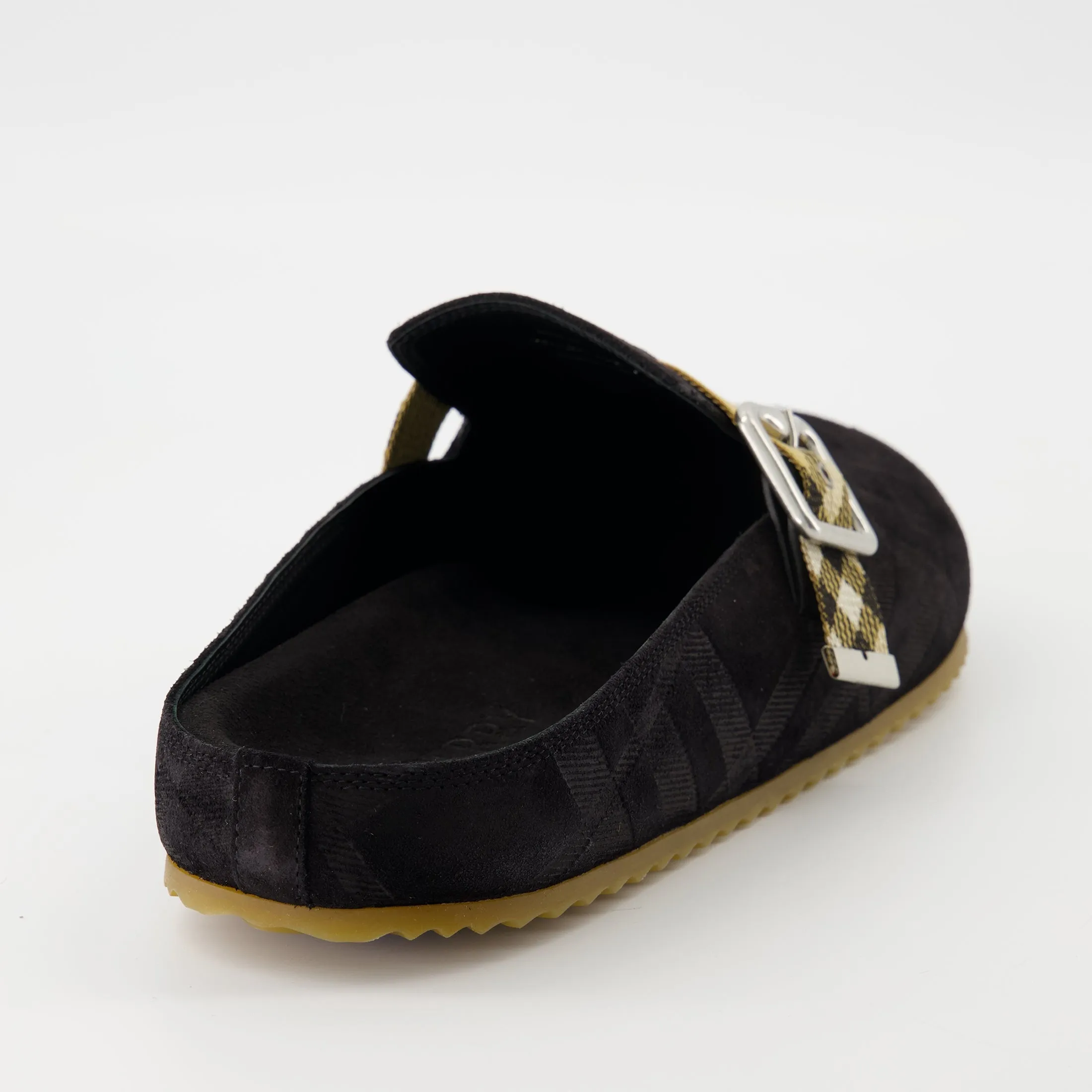 Velour Leather Clogs