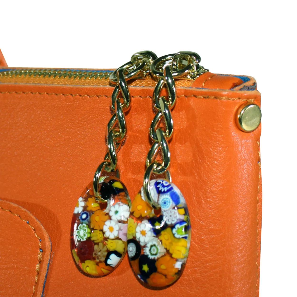 Venetian Leather Backpack – Handcrafted Elegance from the Murano Collection