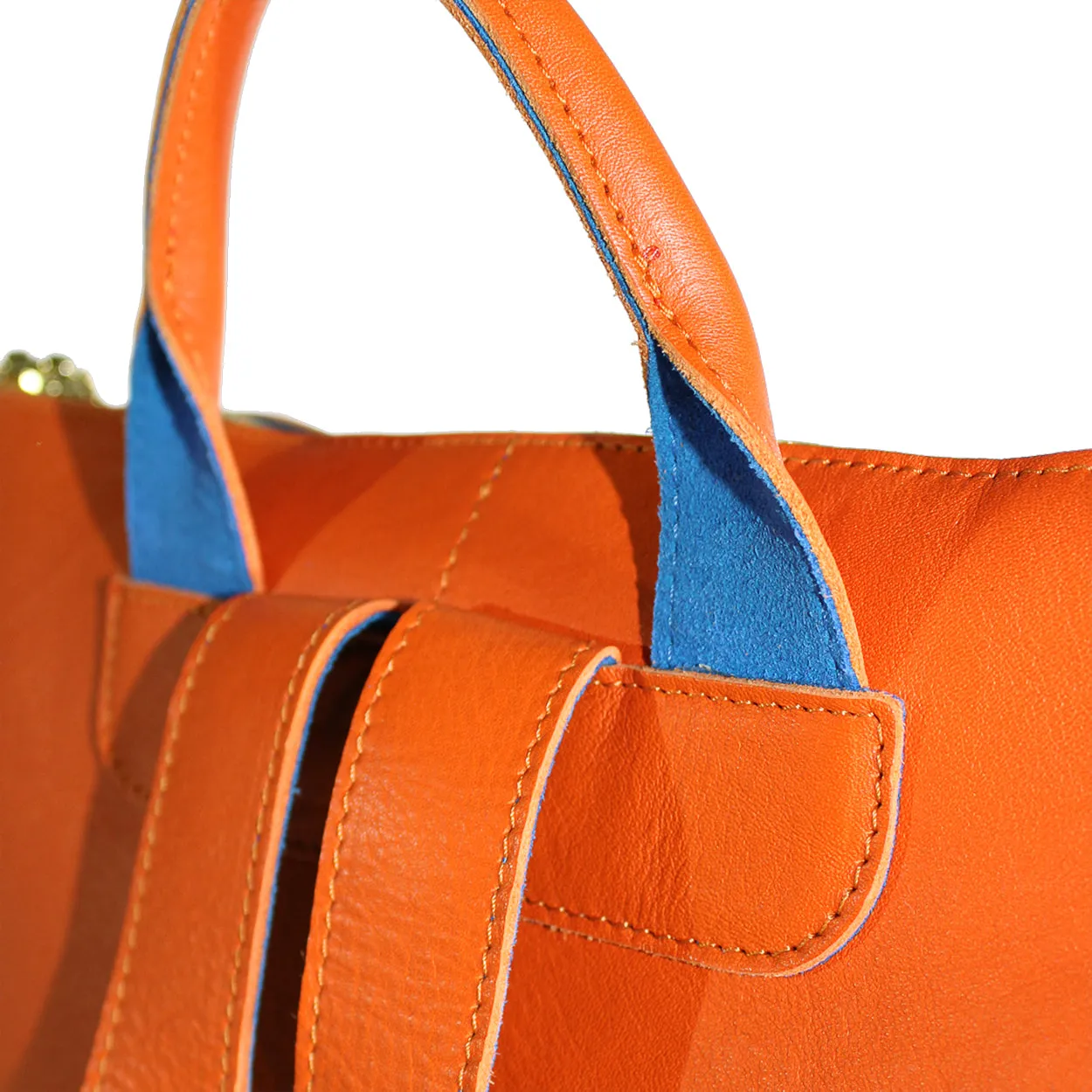 Venetian Leather Backpack – Handcrafted Elegance from the Murano Collection