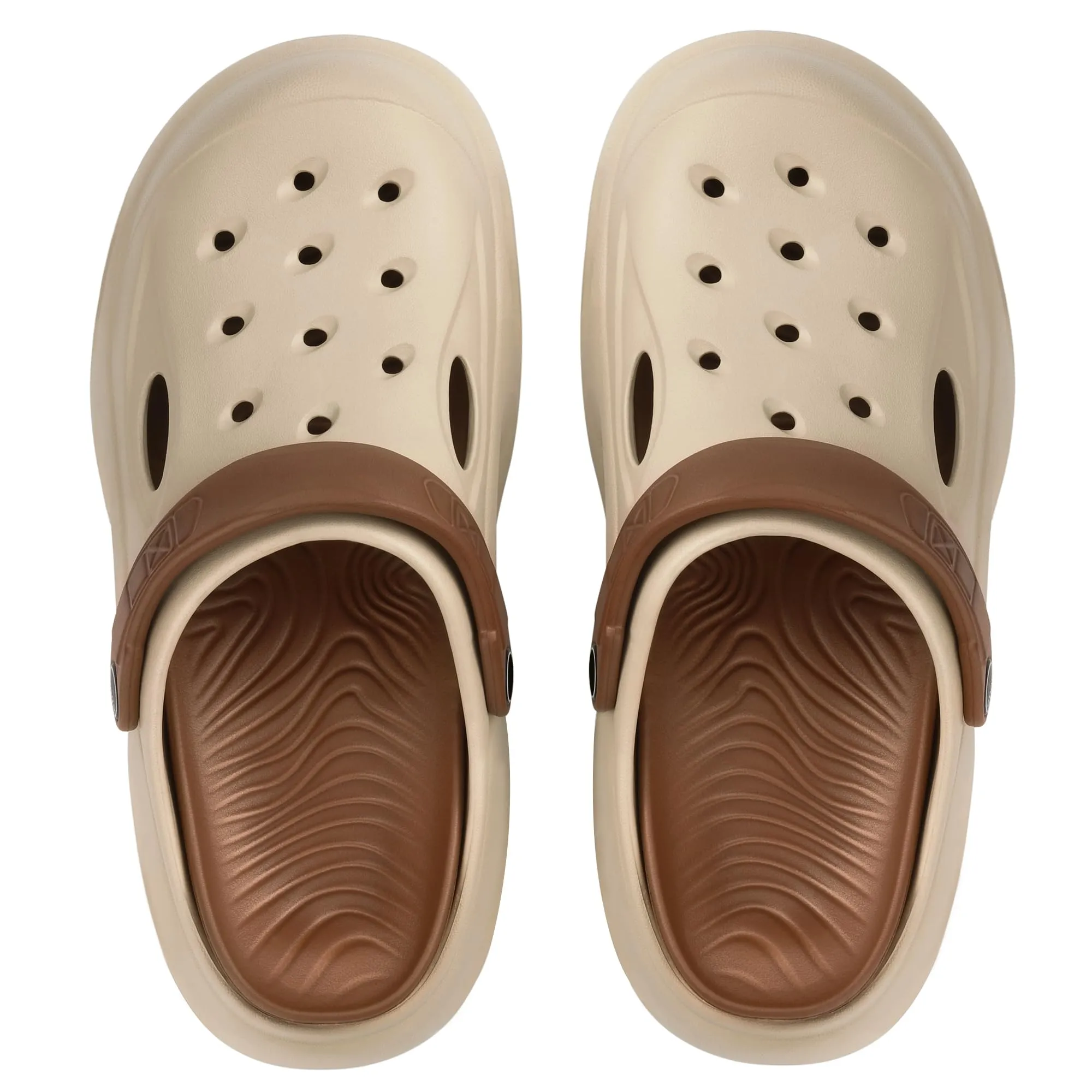 VONMAY Men's Clogs Removable Thick Insoles EVA Clog Non-slip Sandals Lghtweight Outdoor Beach Slippers