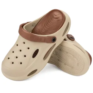 VONMAY Men's Clogs Removable Thick Insoles EVA Clog Non-slip Sandals Lghtweight Outdoor Beach Slippers