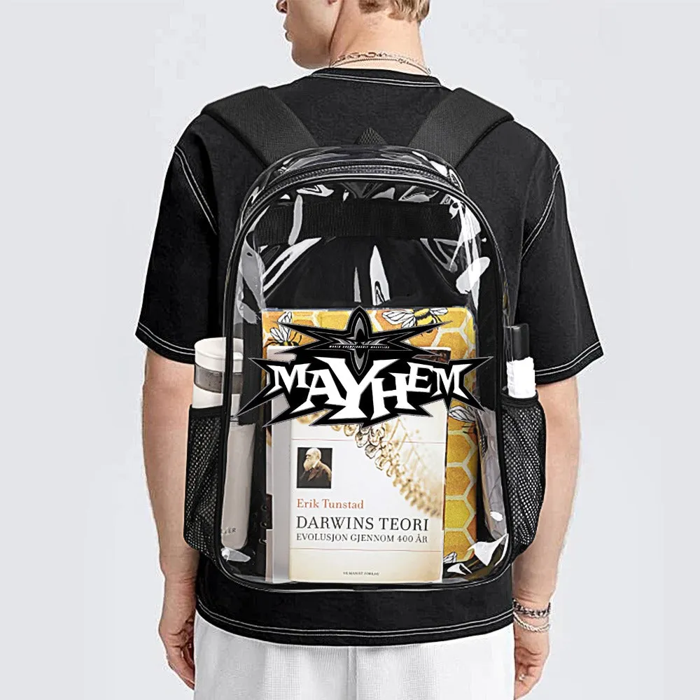WCW Mayhem Transparent Backpack 17 Inch