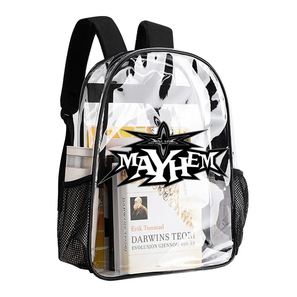 WCW Mayhem Transparent Backpack 17 Inch