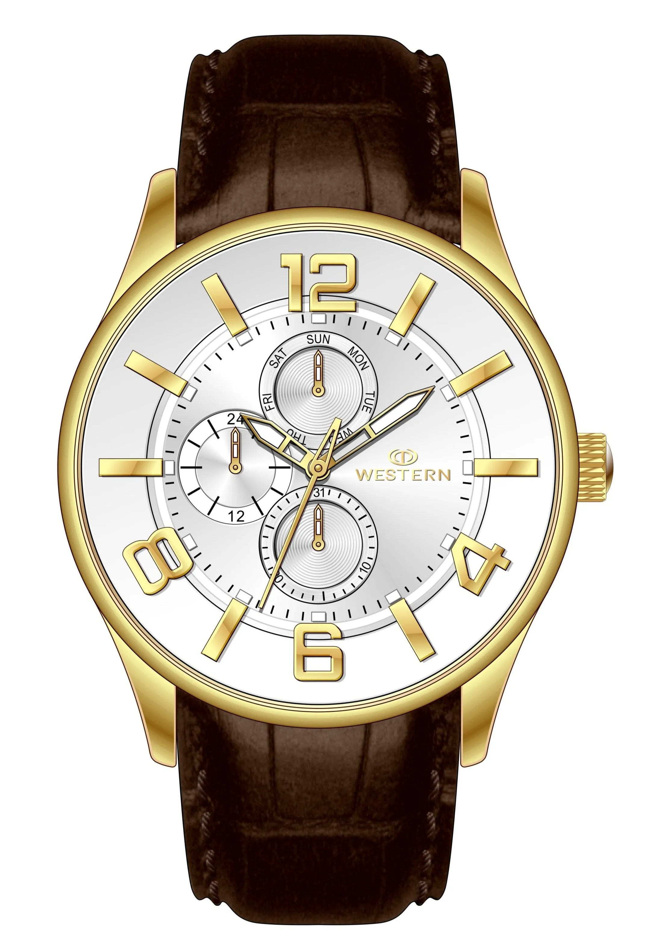 WESTERN W1814GGP070F MEN WATCH