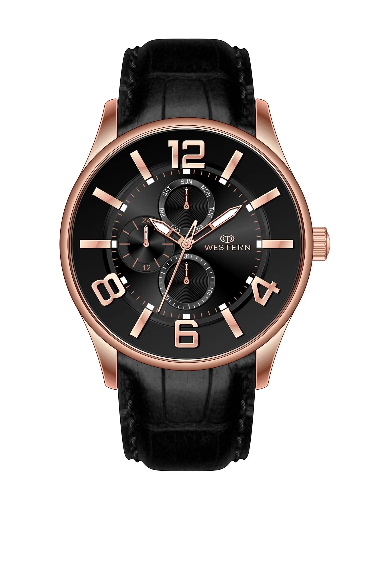 WESTERN W1814GPP070C MEN WATCH