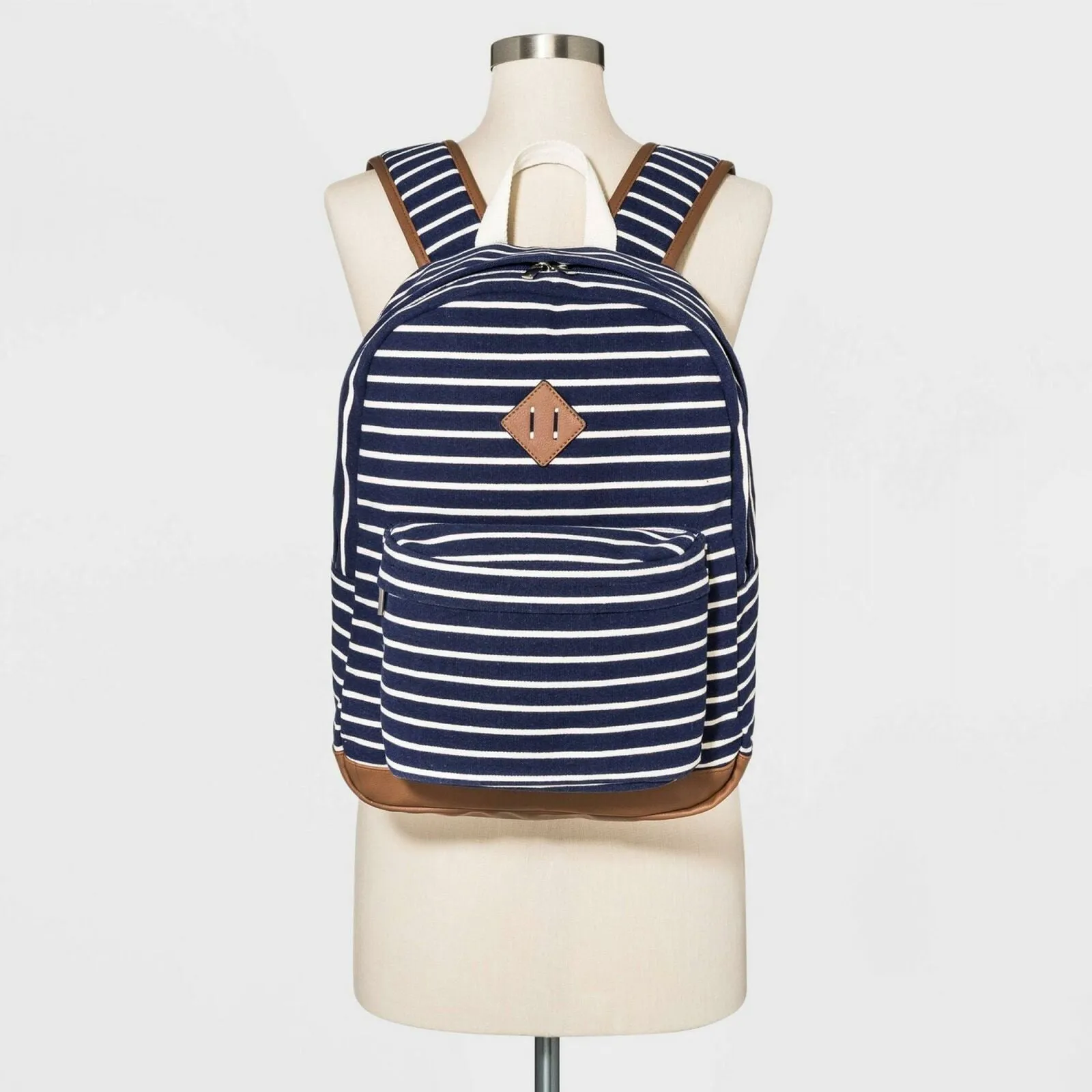 Wild Fable Striped Canvas Dome Backpack