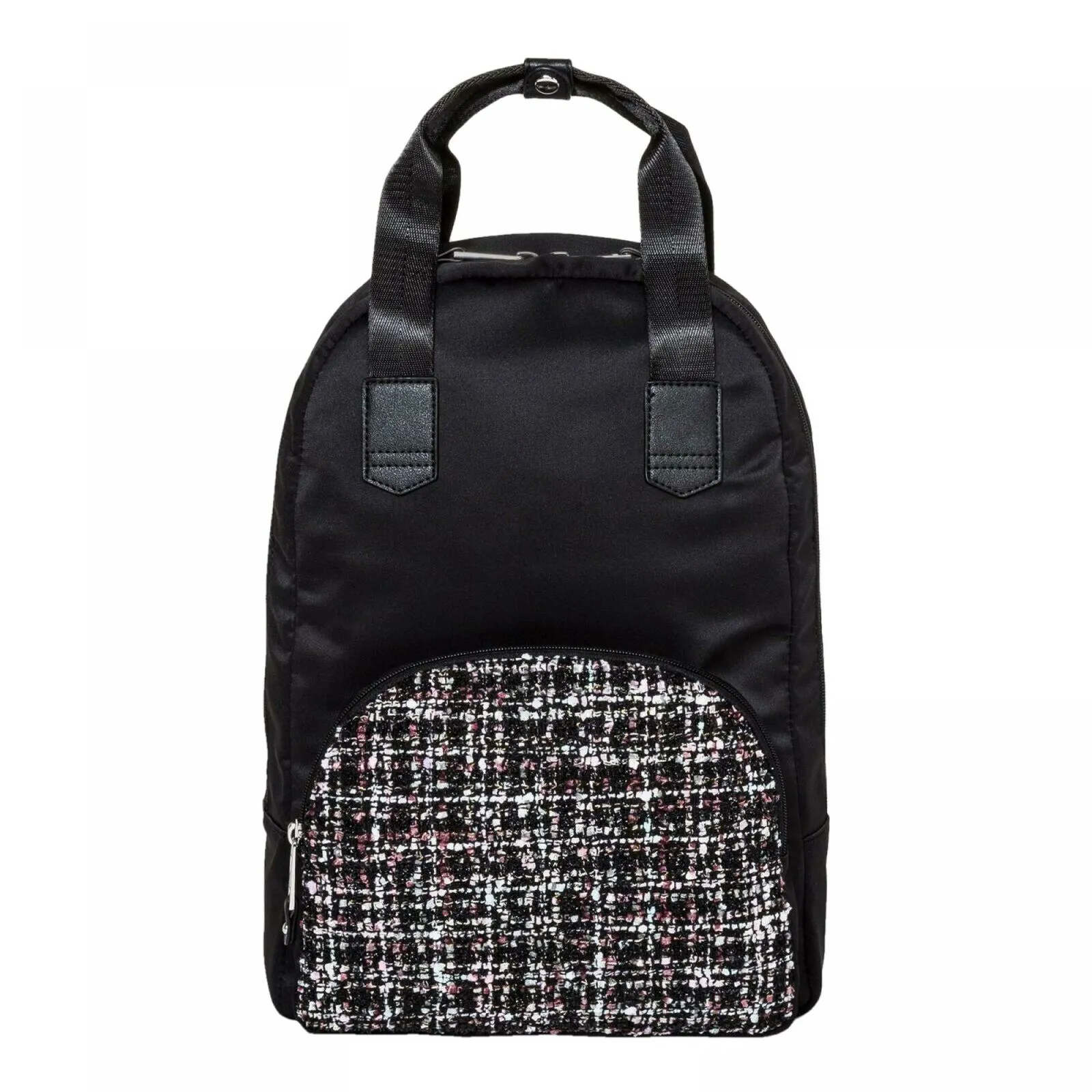 Wild Fable Women's Double Handle Tweed Pocket Mini Backpack