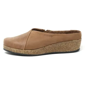 Women's Elsa Leather & Nubuck Wedge Mule