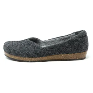 Women's 'Liesl' Wool Skimmer - Charcoal