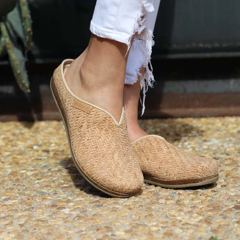 Women's Maria Woven Cork Mule