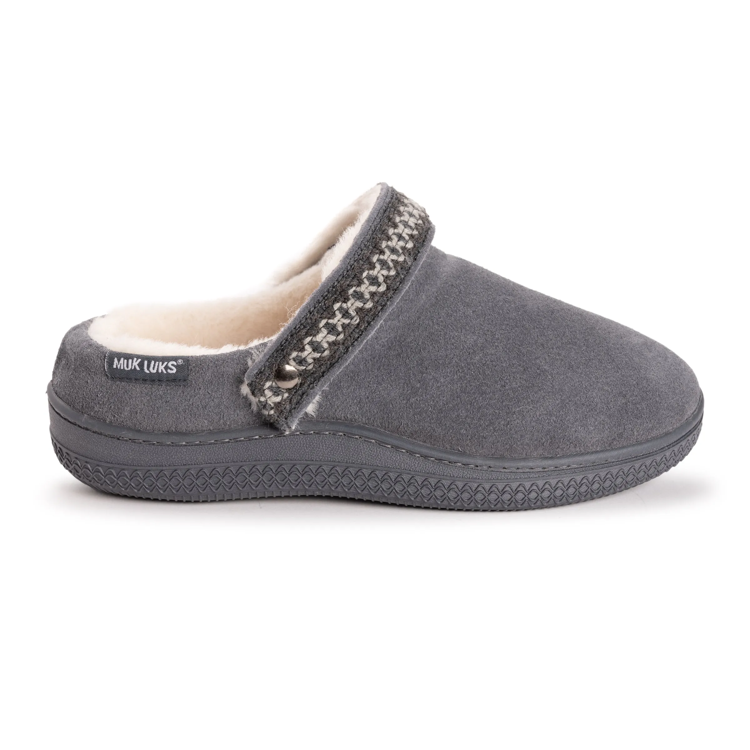 Women's Quianna Luna Clog Suede Slippers