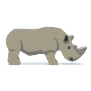 Wooden Safari Animal - Rhinoceros