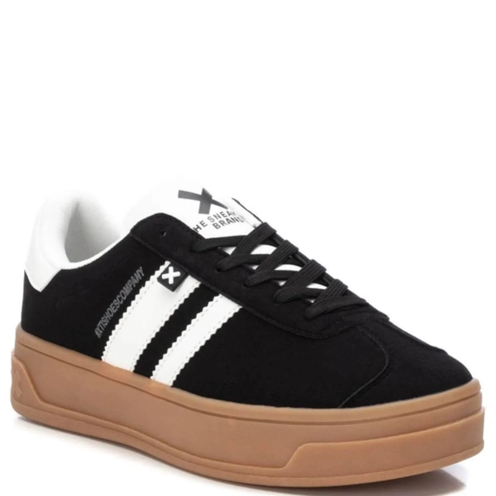 XTI Black Suede Sneakers
